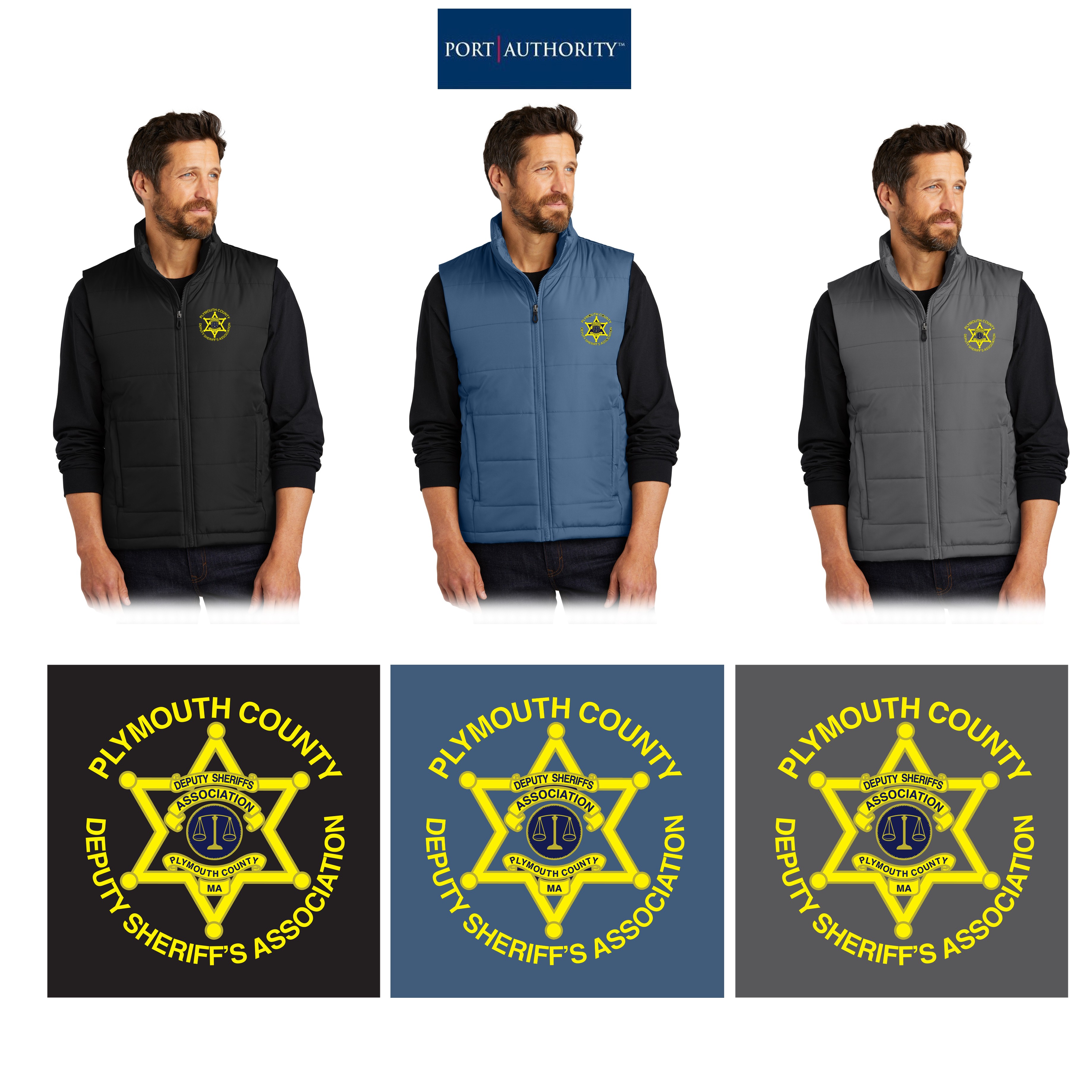 Plymouth County Deputy Sheriffs Association Port Authority® Puffer Vest