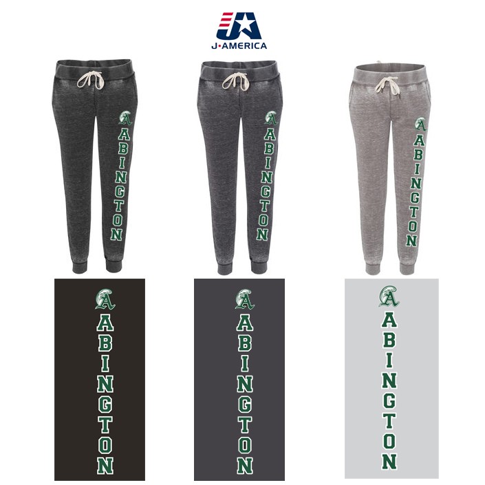 Abington Elementary & Middle School Greenwave Apparel J America Ladies' Zen Jogger Pant, #JA8944