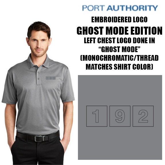 Troop 192 Norwell Port Authority® Heathered Silk Touch™ Performance Polo, “Ghost Mode” Version