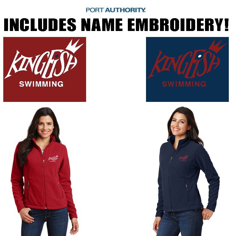 Kingfish Swim Team Port Authority® Fleece Jacket, Ladies