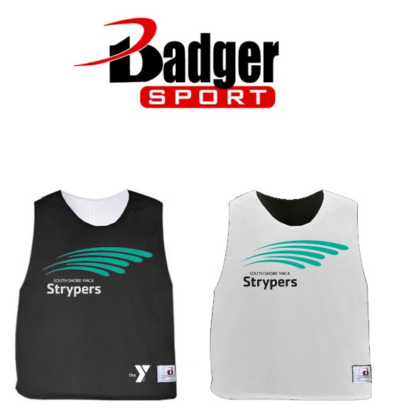 South Shore YMCA Strypers Badger Brand Lax Reversible Practice Tank
