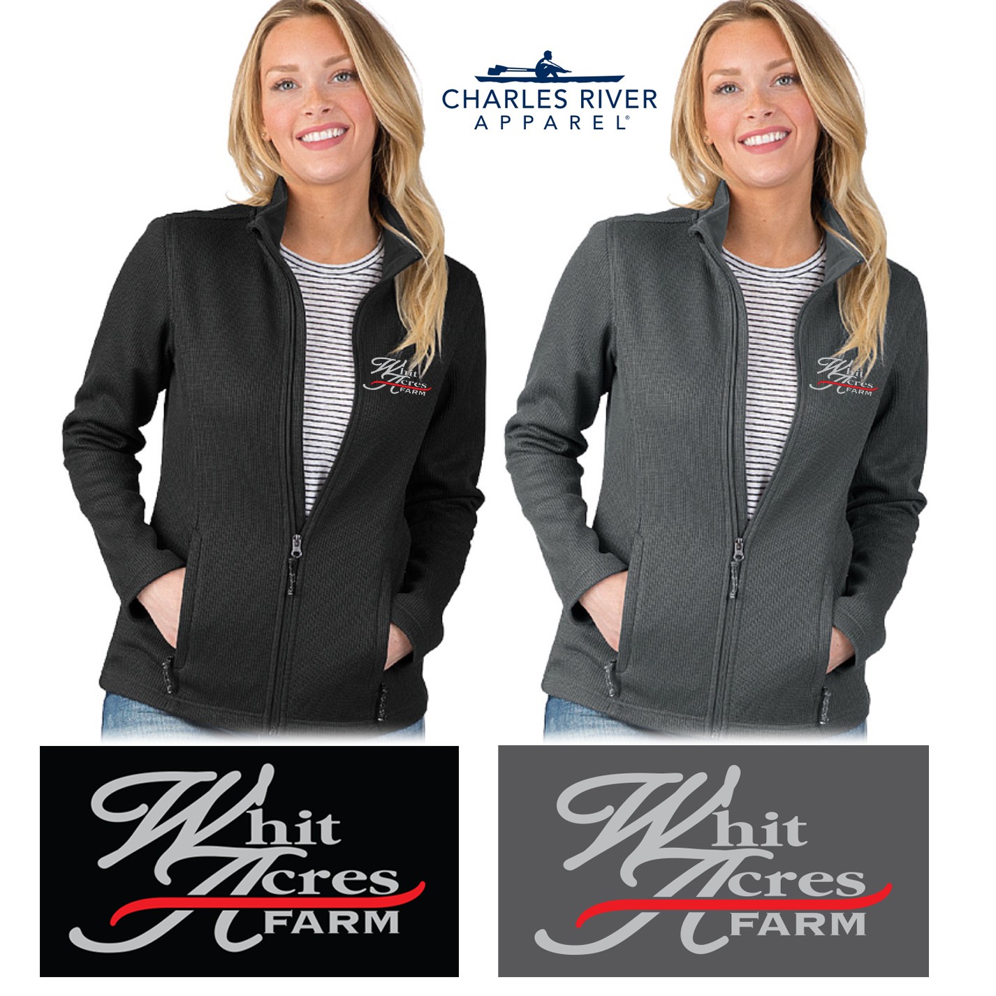Whit Acres Farm Charles River Women’s Heritage Rib Knit Jacket