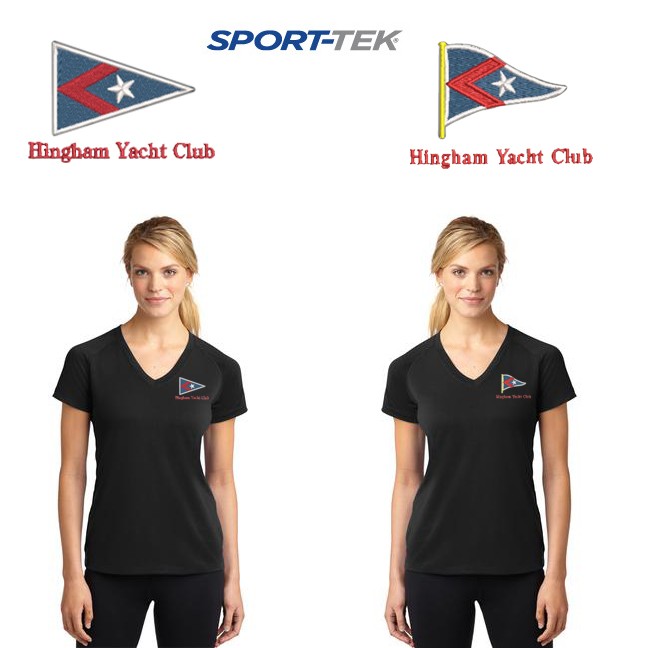 Hingham Yacht Club Sport-Tek® Ladies Ultimate Performance V-Neck LST700