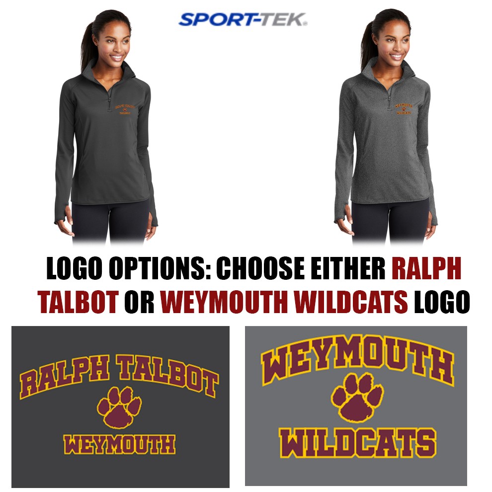 Ralph Talbot School Sport-Tek® Ladies Sport-Wick® Stretch 1/2-Zip Pullover