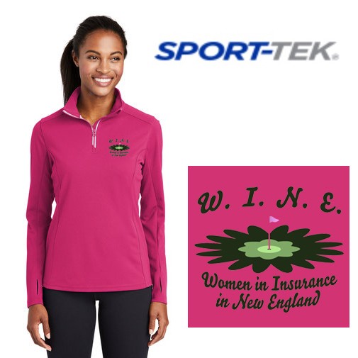Women in Insurance in New England Sport-Tek® Ladies Sport-Wick® Textured 1/4-Zip Pullover