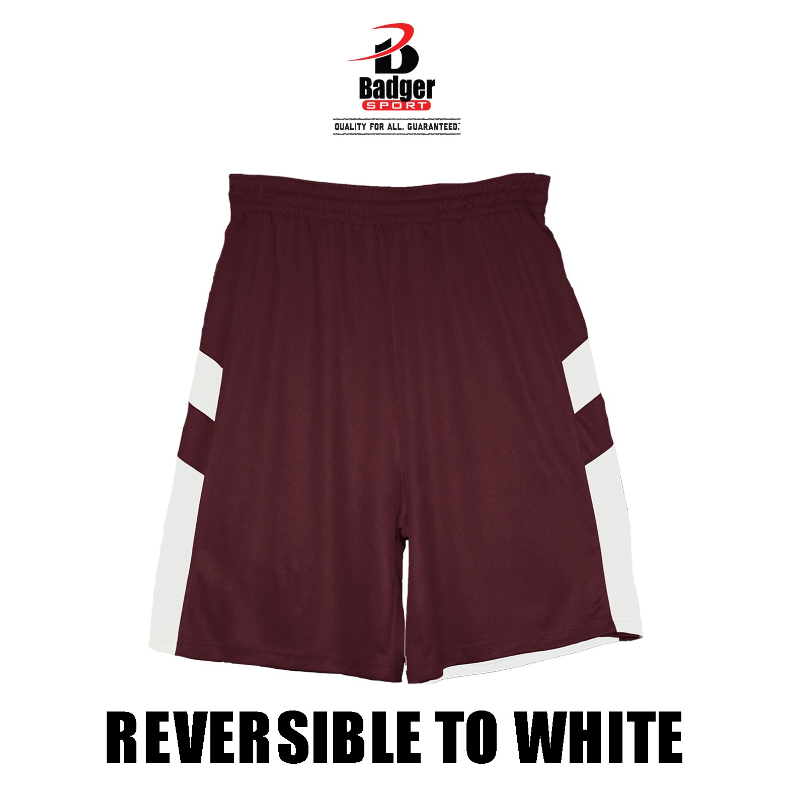Weymouth Girls Basketball Badger Brand B-Pivot Reversible Short. Unisex Adult/Men’s Fit