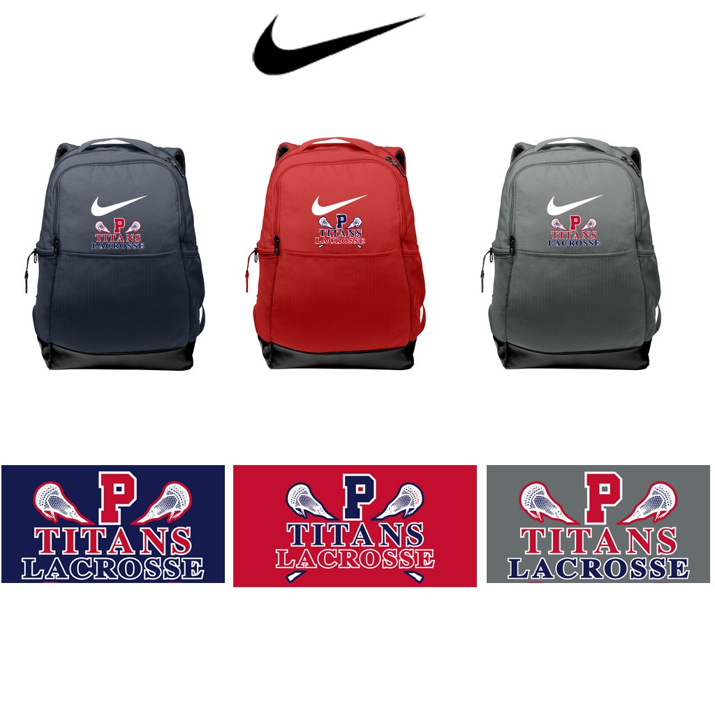 Pembroke Titans Youth Lacrosse Nike Brasilia Medium Backpack, Special Limited Edition Colors