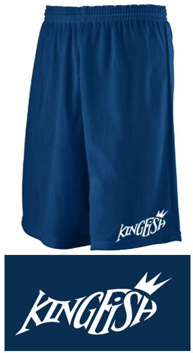 Kingfish Swim Team Badger Brand Mini Mesh Short, Adult & Youth
