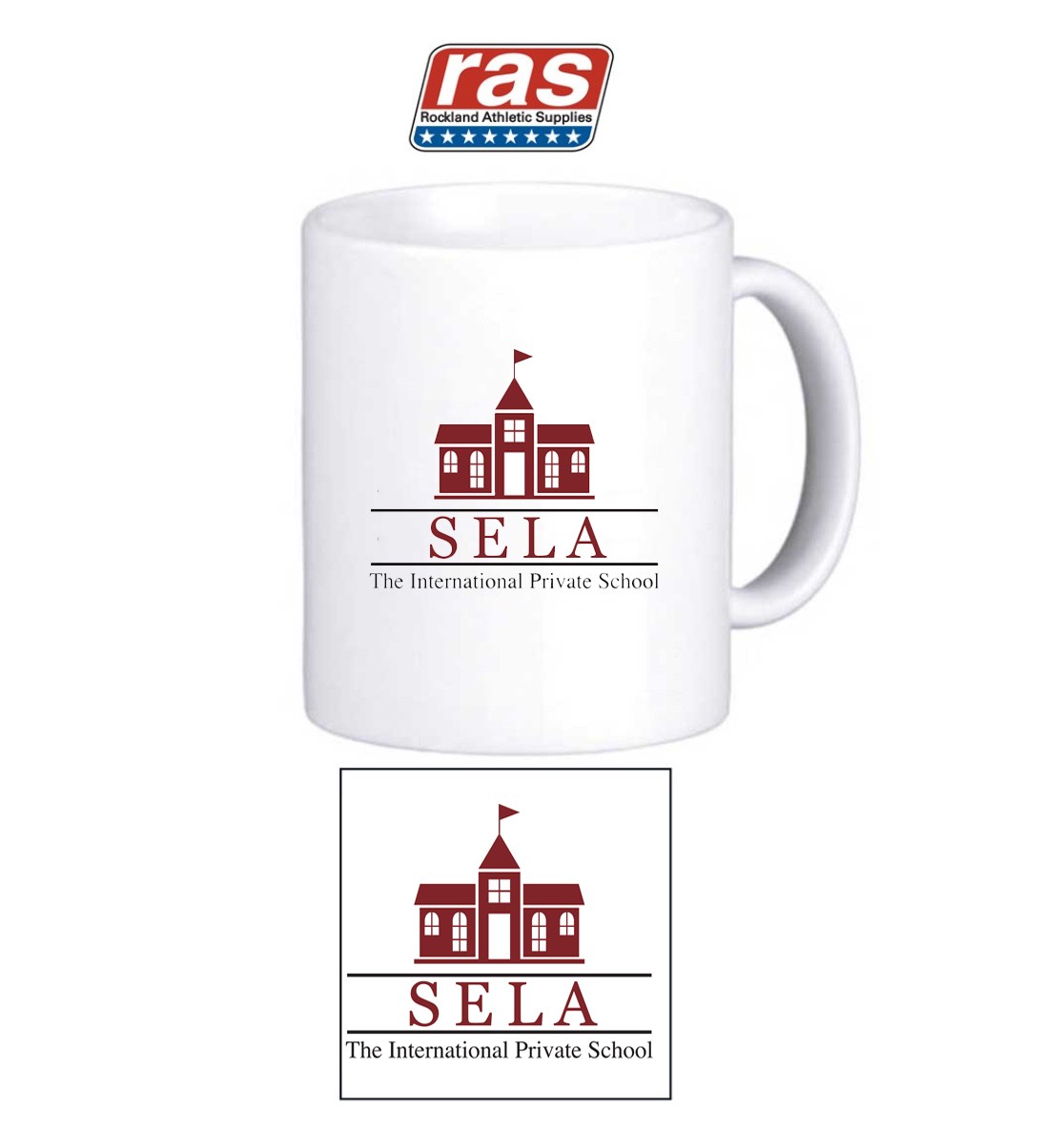 SELA - The International Private School Ceramic 11-Ounce Coffee Mug