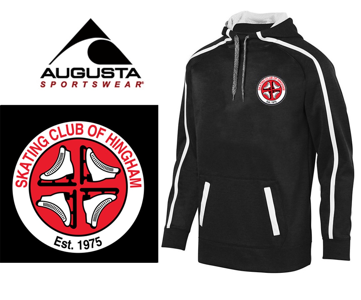 Skating Club of Hingham Augusta Stoked Tonal Heather Hoodie Hooded Pullover Sweatshirt, Youth