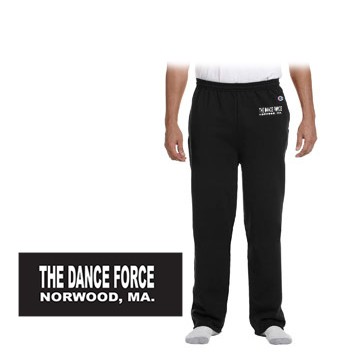 Dance Force Champion 9 oz. Double Dry Eco® Open-Bottom Fleece Pant with Pockets, Adult