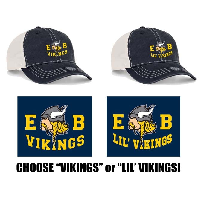 East Bridgewater Central School Pacific Headwear Vintage Trucker Mesh Cap