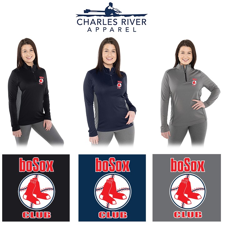 BoSox Club Charles River Women's Horizon Quarter Zip Pullover