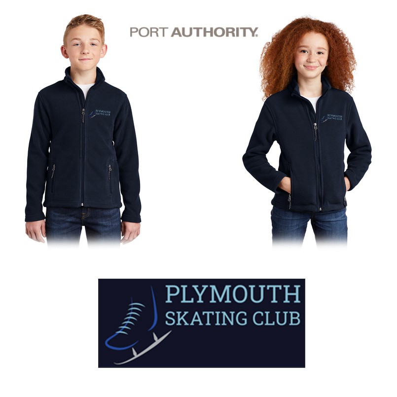 Plymouth Skating Club Port Authority® Youth Fleece Jacket, Youth