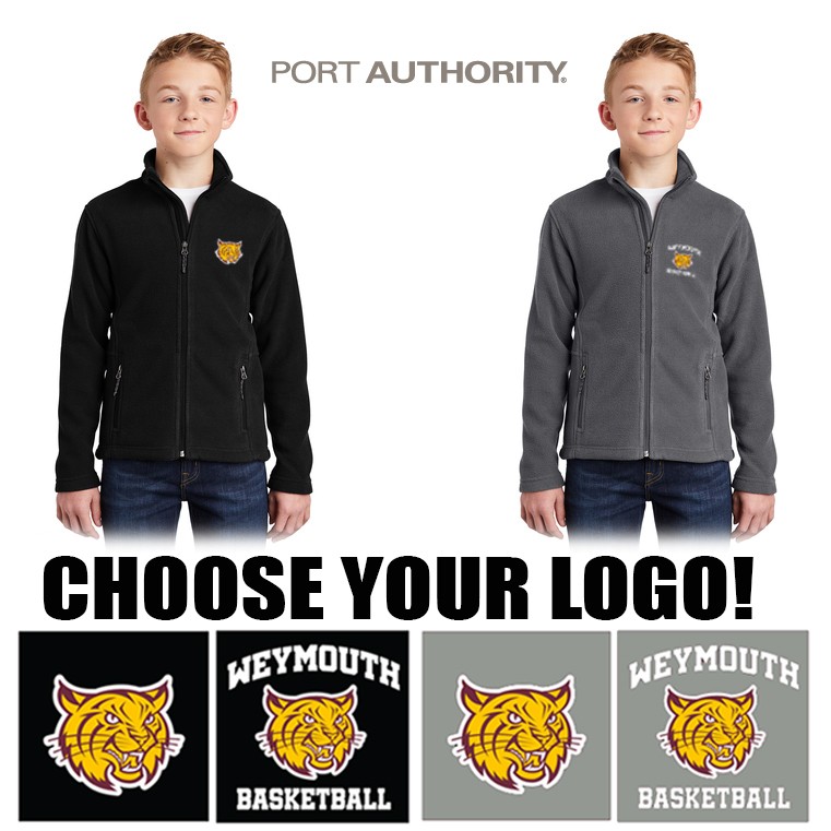 Weymouth JBL  Basketball Port Authority® Youth Fleece Jacket (Full Zip), Youth