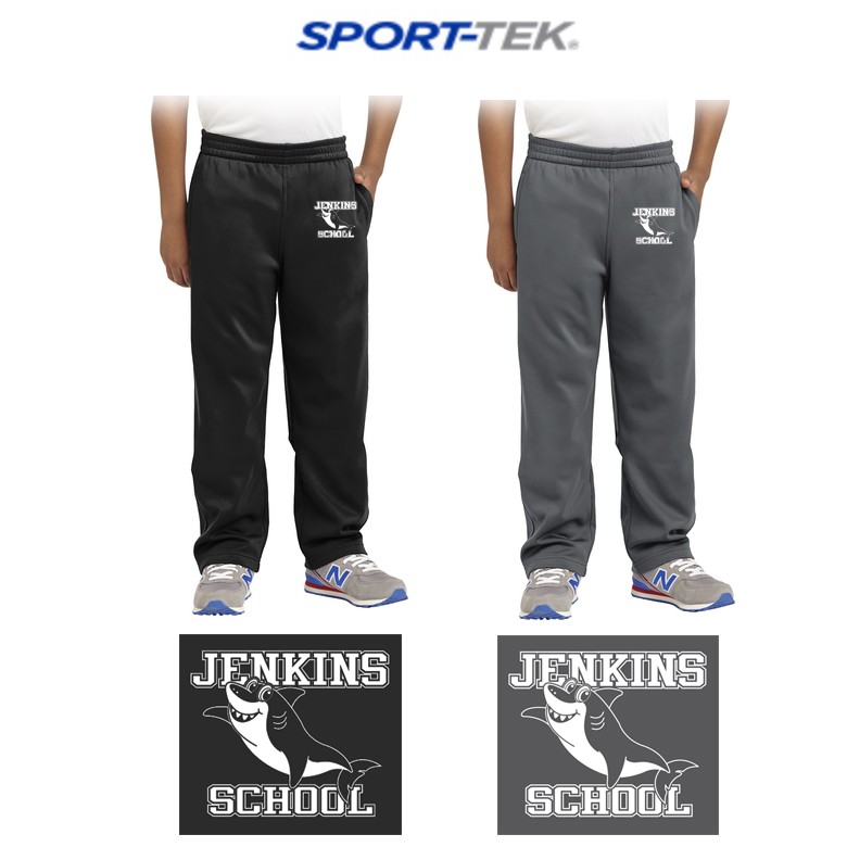 Jenkins School Sport-Tek® Youth Sport-Wick® Fleece Pant (Open Bottom)