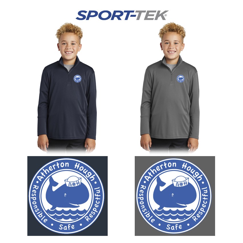 Atherton Hough School Sport-Tek ®Youth PosiCharge ®Competitor ™1/4-Zip Pullover