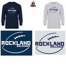Rockland Youth Football and Cheer Badger B-Core Long Sleeve Youth Tee, Performance Material, #210400