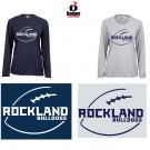  Rockland Youth Football and Cheer Badger B-Core Long Sleeve Women’s Tee, Performance Material, #416400
