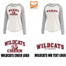 West Bridgewater Youth Football (& Cheer) Association Pennant Ladies TriBlend Hoodie