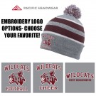 West Bridgewater Youth Football (& Cheer) Association Pacific Headwear Knit Fold Over Pom-Pom Beanie