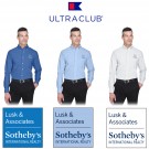 Lusk & Associates Sotheby’s International Realty UltraClub Men's Classic Wrinkle-Resistant Long-Sleeve Oxford