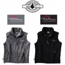 The NAN Project Charles River Brand Ridgeline Fleece Vest for Adult Unisex/Men
