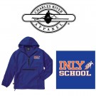 Inly School Charles River Pack-N-Go Pullover, Adult, Embroidered