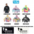 Doggie Works Tie-Dye Adult Tie-Dyed Pullover Hooded Sweatshirt