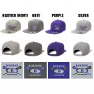 Bourne Lacrosse YP Brand 6-Panel Structured Flat Visor Classic Snapback Cap