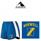 Cole School Norwell Apparel Augusta Brand Pulse Shorts, Girls Cut/Fit