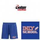 Inly School Badger B-Core Shorts, Girls Fit, Embroidered