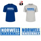 Norwell Baseball Badger B-Core Youth Tee (Performance Material) Model 212000