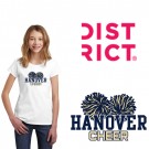 Hanover Youth Cheer District ® Girls Very Important Tee ®, Girls Fit