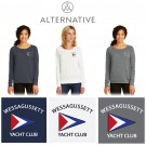 Wessagussett Yacht Club Alternative Women's Eco-Jersey™ Slouchy Pullover