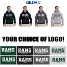 Marshfield high School Girls Hockey Gildan Adult DryBlend® Adult 9 oz., 50/50 Hooded Sweatshirt (Heavyweight)