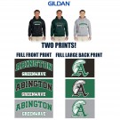 Abington Youth Football & Cheer Gildan Heavy Blend™ 8 oz., 50/50 Hooded Sweatshirt, 2 Print Version (ADULT)