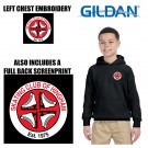 Skating Club of Hingham Gildan Youth Heavy Blend™ 8 oz., 50/50 Hooded Pullover Sweatshirt