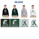 Abington Elementary & Middle School Greenwave Apparel Gildan Youth Heavy Blend™ 8 oz., 50/50 Hooded Sweatshirt, #G185B