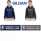 Pembroke Titans Youth Wrestling Gildan Youth Heavy Blend™ 8 oz., 50/50 Hooded Sweatshirt, Youth