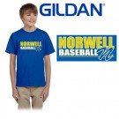 Norwell Baseball Gildan Youth Ultra Cotton® T-Shirt Model G200B