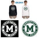 Marshfield Youth Hockey Gildan Youth Ultra Cotton® 6 oz. Long-Sleeve T-Shirt