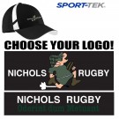 Nichols College Rugby Sport-Tek® Dry Zone® Mesh Inset Cap