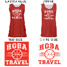 Hingham Girls Basketball Travel Team Exclusive Badger Ladies Adult & Youth Unisex Mesh Reversible Tank (Pinnies)
