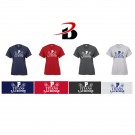 Pembroke Titans Youth Lacrosse Badger B-Core Girls Short Sleeve Tee, Performance Material