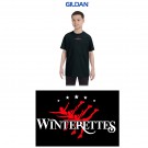 Winterland Skating School Gildan Youth Heavy Cotton™ T-Shirt Winterettes Tee, Youth Unisex Fit