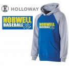 Norwell Baseball Holloway Adult Banner Hoodie, Model 229179, Silkscreened