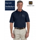 Barrett Sotheby’s Harriton Men’s 6oz Ringspun Cotton Pique Short Sleeve Polo