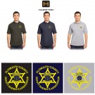 Plymouth County Deputy Sheriffs Association Harriton Men's 6 oz. Ringspun Cotton Piqué Short-Sleeve Polo