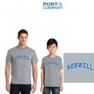 Cole School Norwell Apparel Port & Company 50/50 Cotton/Poly Blend Tee, Unisex Adult/Youth Fit